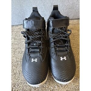 Under Armor Harper 7 Cleats Size 5Y Black/Gold/White‎
